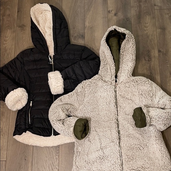 Last 1 • Reversible Puffer Jacket — in Black - Picture 4 of 7